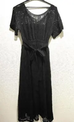 ブラックレースドレス Lサイズ