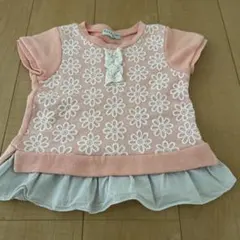 ハッカキッズ　トレーナー半袖　ピンク