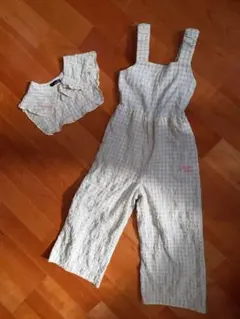jenni love　襟つきオーバーオール