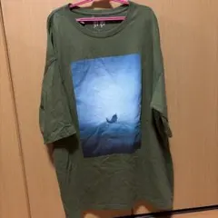 野鴨 ビックシルエットTシャツ カーキ Lサイズ　藤ヶ谷太輔