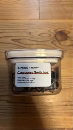 Gateron low 2.0 茶軸 ＆ NuPhy Cowberry(low)