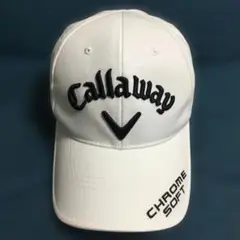 新品未使用品！Callaway ホワイト キャップ Chrome Soft