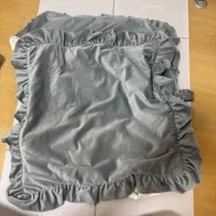 Francfranc クッションになる布団布団収納ケース　ライトグレー