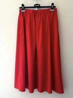極美品✨ENFOLD エンフォルド ロングプリーツスカート 赤 マキシ丈