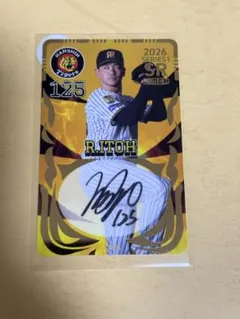 阪神タイガース　オンサイトカード　村上頌樹　直筆サインカード 阪神タイガース 村上頌樹 オンサイトカード 2026第1段 直筆サイン入り