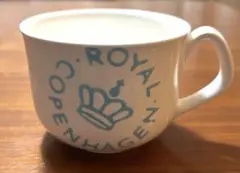 【廃番】ロイヤルコペンハーゲン　ニューシグネチャー　スープカップ　水色