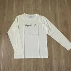 agnes b. アニエスベー☆長袖カットソー☆オフホワイト☆新品