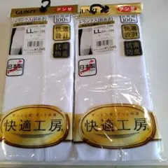 GUNZE 快適工房 トランクス(前あき) LL 抗菌防臭 2枚セット