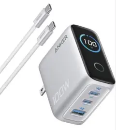 【未開封】Anker Charger 100W 3ポート ※CtoCケーブル付き