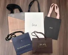 ブランド（IPSA Lindtなど）ショッパー　5枚セット　バラ売り可のサムネイル