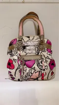 COACH 花柄ショルダーバッグ Poppy