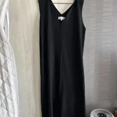 ROPÉ PICNIC ノースリーブロングワンピース 40サイズ ブラック