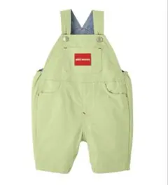 ミキハウス　６分丈オーバーオールM