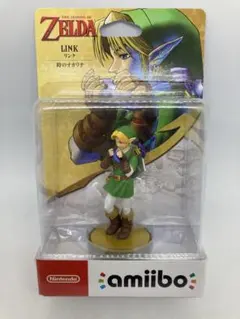 新品未開封 ゼルダの伝説 amiibo時のオカリナ リンク アミーボ あつ森