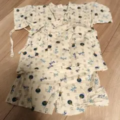 トンボと地球柄 甚平 サイズ90