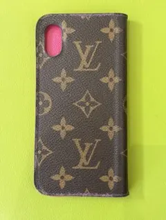 Louis Vuitton iPhoneX手帳型ケース モノグラム