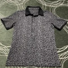 Semantic design leopard polo shirt