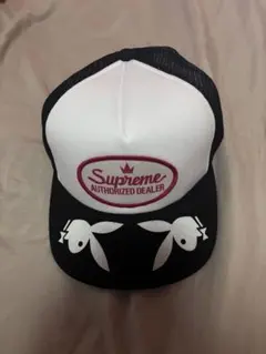 Supreme x Playboy メッシュバックキャップ ブラック