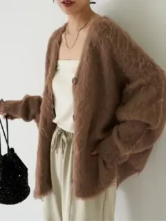 シャギーVネックビッグカーディガン COLONY 2139