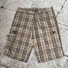【大きいサイズ✨】バーバリーブラックレーベル　ハーフパンツ　85 ノバチェック