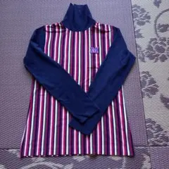 ストライプタートルネックシャツ エヒィカス