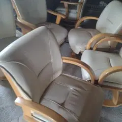 アームチェア キャスター付き