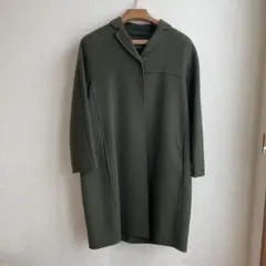 美品　Max Mara マックスマーラ コート ウール ロング カーキ　タグあり 美品 Max Mara マックスマーラ コート ウール ロング カーキ タグあり