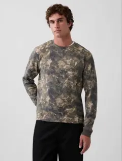 GAP リラックスフィット ワッフルTシャツ