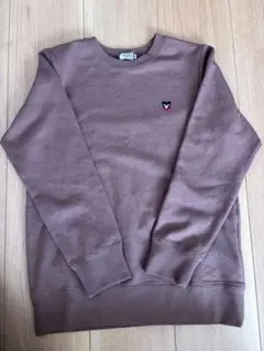 DOUBLE.B クマ刺繍 ブラウン トレーナー 140