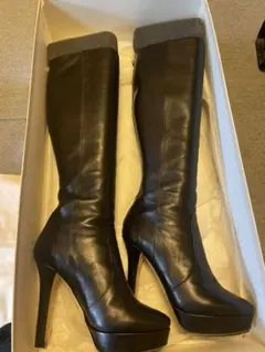 タイムセール ジミーチュウ / jimmy choo ロングブーツ 黒