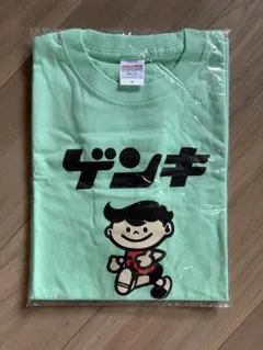 八重山ゲンキ乳業 ゲンキくん Tシャツ ミントグリーン Mのサムネイル
