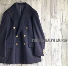 Polo Ralph Lauren ラルフローレン　金ボタン　ダブル　紺ブレザー
