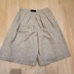 美品　GAP　ガウチョパンツ　グレー　ウール素材　スカート　キュロット　オフィス