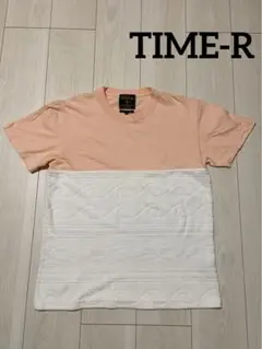 TIME-R タイムアール 日本製 パイル生地 波模様 tシャツのサムネイル