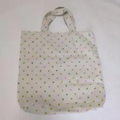 水玉模様トートバッグ