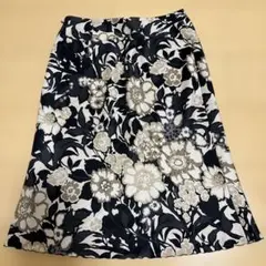 INDIVI 花柄タイトスカート 38