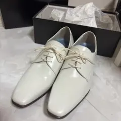BENIR 結婚式　メンズ　靴　白