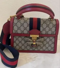 【美品】Gucci GGスプリーム クイーンマーガレット