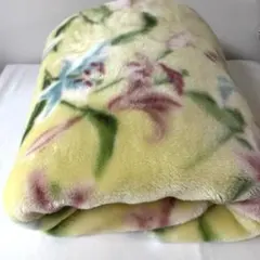 京都西川 毛布 140×200cm 花柄 アクリル100％ （T-74） - メルカリ