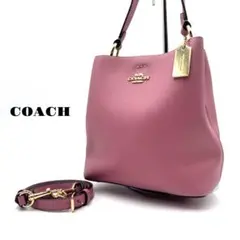 【美品】COACH スモール タウン バケット 2WAYバッグ ピンク 1011のサムネイル