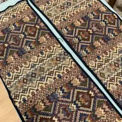 ハンドメイド　インテリア　敷物　2枚セットのサムネイル