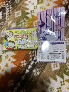 スヌーピー  チャーリーブラウン　財布　ポシェット　マスクケース