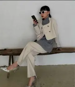 SPARKLE TOP グレー　Ameri VINTAGE