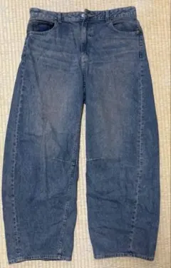 GUバレルレッグジーンズ　試着　洗濯のみ　XXL