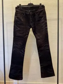 パンツ tornado mart flare denim bolan 00s vkei TORNADO MART SNAKESKIN FLARED DENIM – glam archive