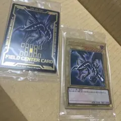 遊戯王 真紅眼の黒竜 プレミアムゴールド フィールドセンターカード 未