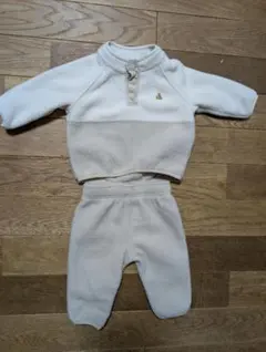 値下げ！ほぼ未使用！ベビーgapフリース素材　上下セット