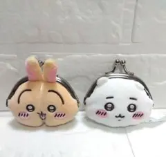 ちいかわ ミニがま口ポーチ ちいかわ　うさぎ　２個セット新品 未使用