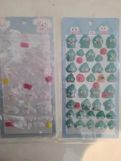 プクプクシール ボンボンドロップシール ハンギョドン シナモンロール