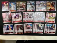 ワンピースカード　赤シャンクス デッキ　スリーブ付き